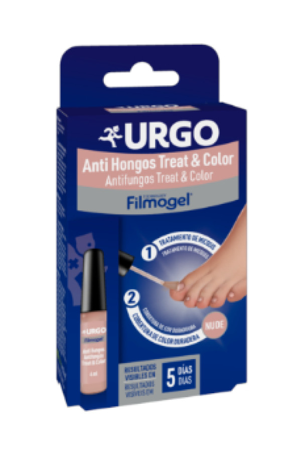 Urgo Filmogel Antifúngico Treat & Color 4 ml