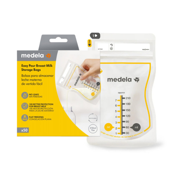 Medela Easy Pour Bolsa para Conservación de Leche x 50 unidades