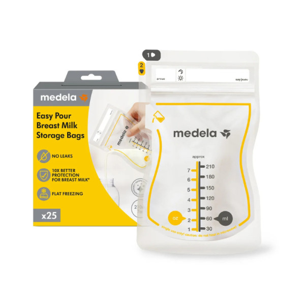 Medela Easy Pour Bolsa para Conservación de Leche x 25 unidades