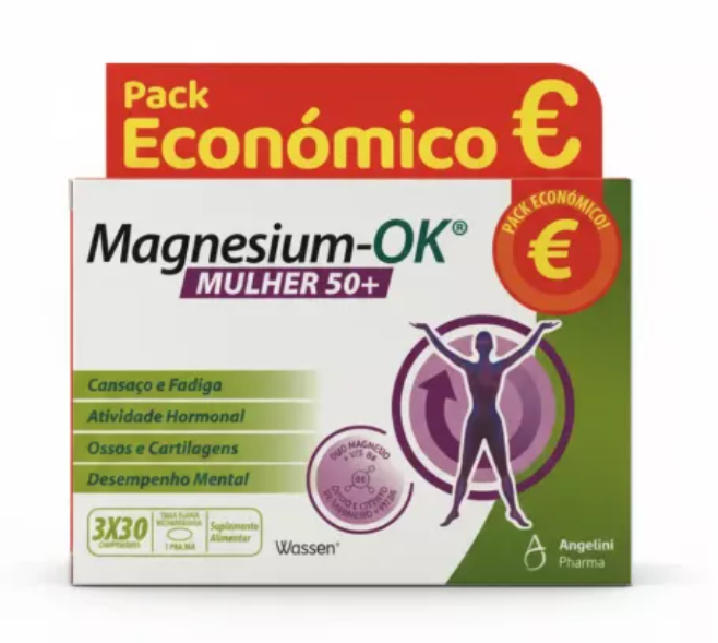 Magnesium-Ok Mulher 50+ 90 comprimidos