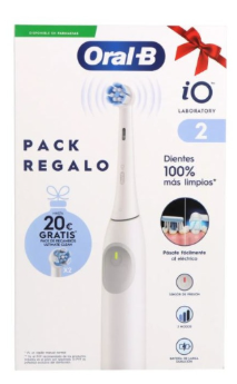 Oral B IO2 Laboratório Escova Dentes Eletrica Branca + Oferta 2 Recargas