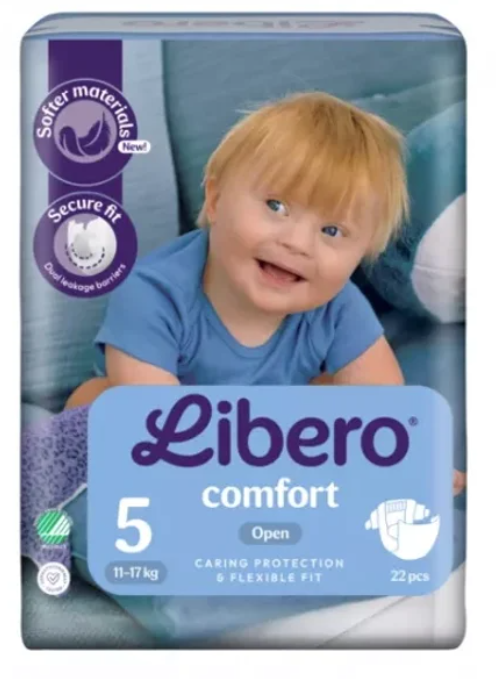 Libero Comfor Talla 5 (11 - 17 kg) x 22 Pañales