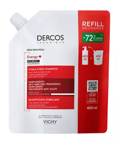 Dercos Estimulante Ch Refill 400Ml