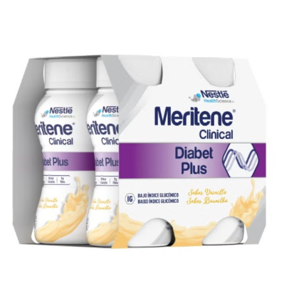 Meritene Clinical DiabetPlus Vainilla 200 ml x 4