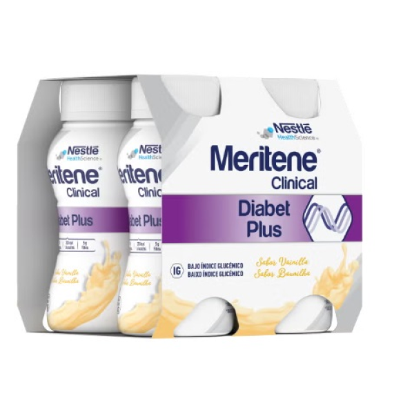 Meritene Clinical Diabetplus Baunilha 200ml x 4