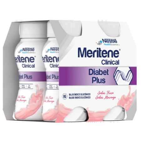 Meritene Clinical Diabetplus Morango 200ml x 4
