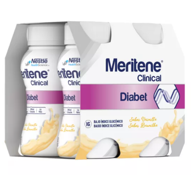 Meritene Clinical Diabet Baunilha 200ml x 4