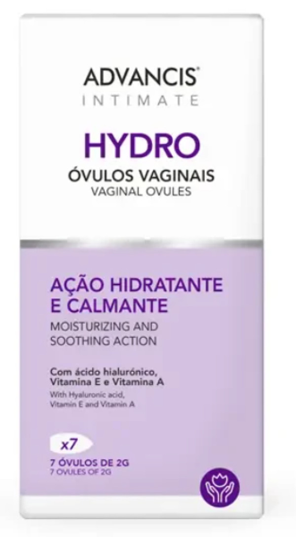 Advancis Intimate Hydro Óvulos Vaginales 7x2 g