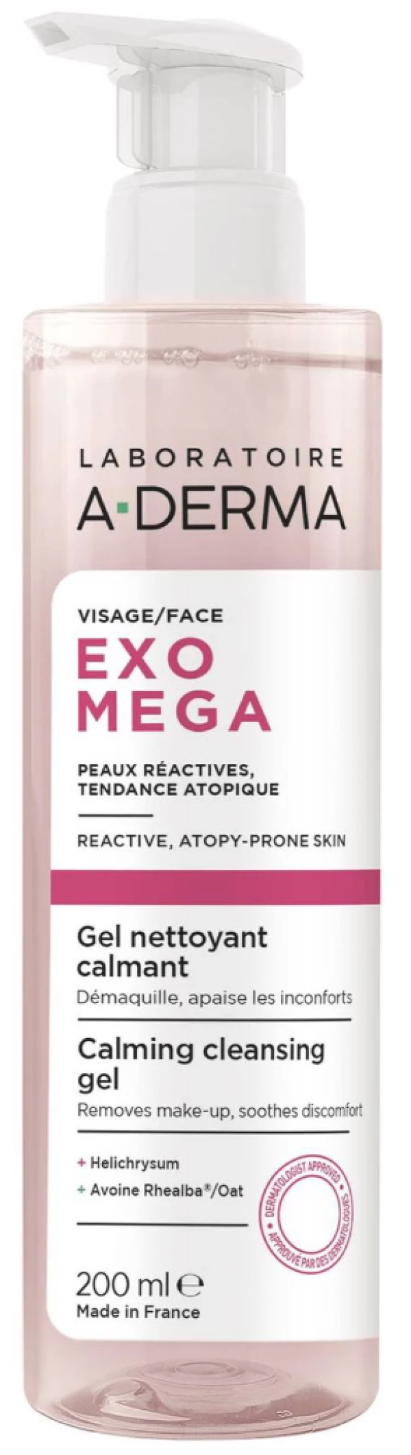 A-Derma Exomega Gel de Limpeza Calmante 200ml