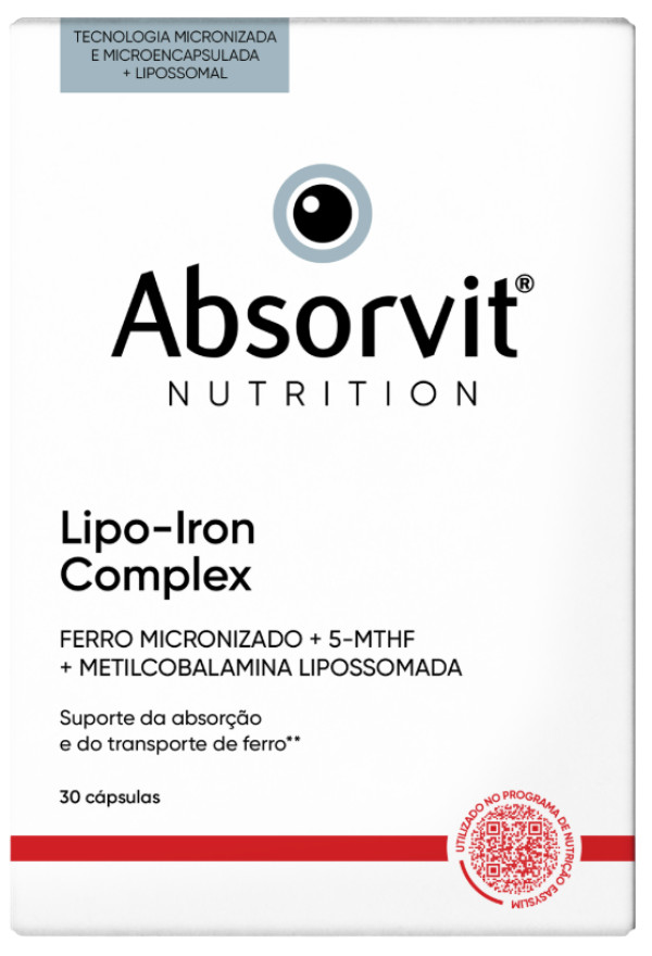 Absorvit Nutrition Lipo-Iron Complex (30 Cápsulas)