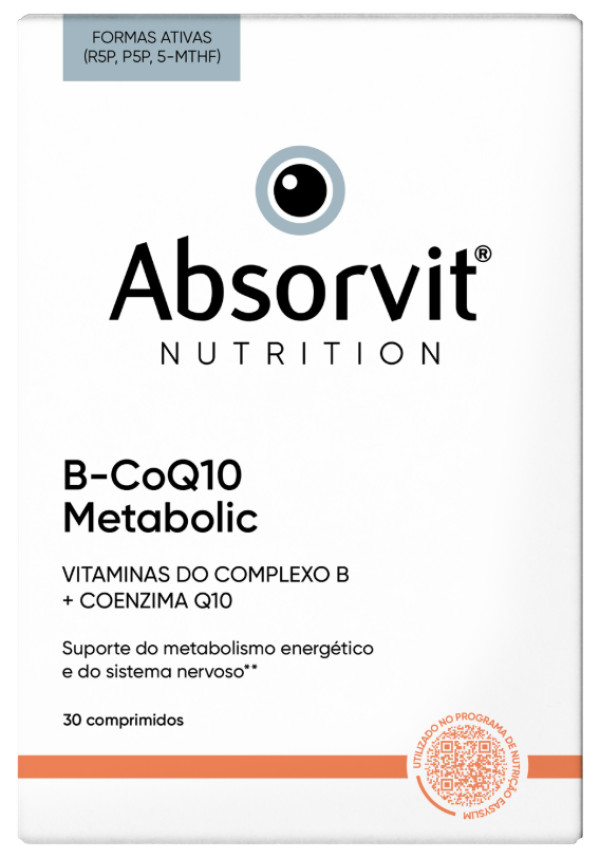 Absorvit Nutrition B-CoQ10 Metabolic (30 Comprimidos)