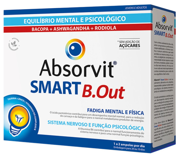 Absorvit Smart B.Out Ampolas 20x10ml