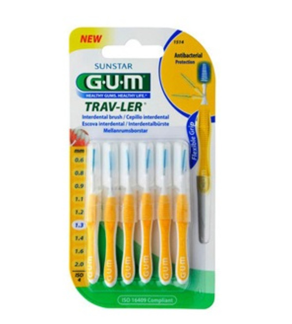 Gum Trav-Ler Cepillo Interdental 1514 IPE Cono Fino Pt x 6 unidades