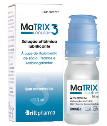 Matrix Ocular 3 Solução Oftálmica Lubrificante - 10ml