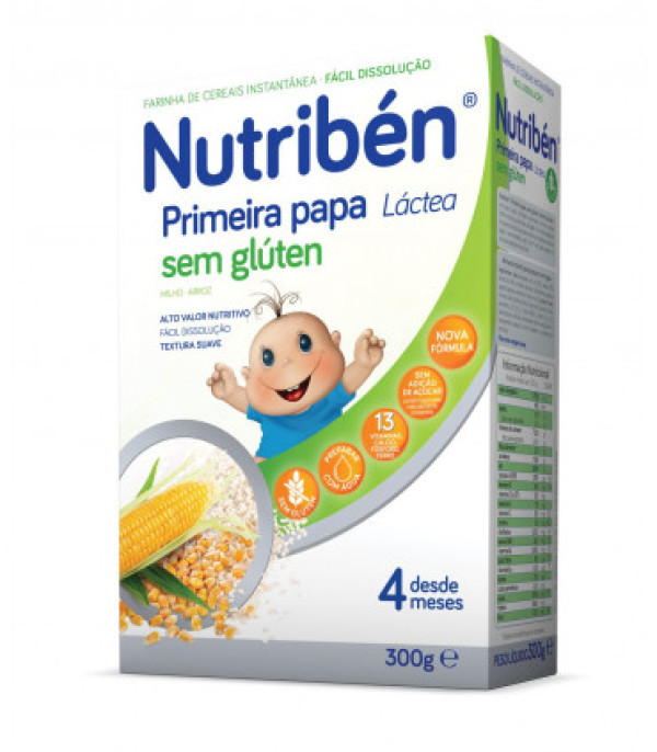 Nutribén Papilla Sin Gluten y Lácteos - 250g