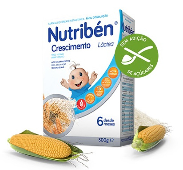Nutribén Papillas de Crecimiento (Lácteas) - 300g (paquete de 2 unidades)
