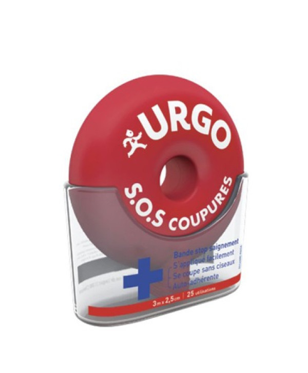 Urgo SOS Cortes Banda Autoadesiva - 2,5cmx3m