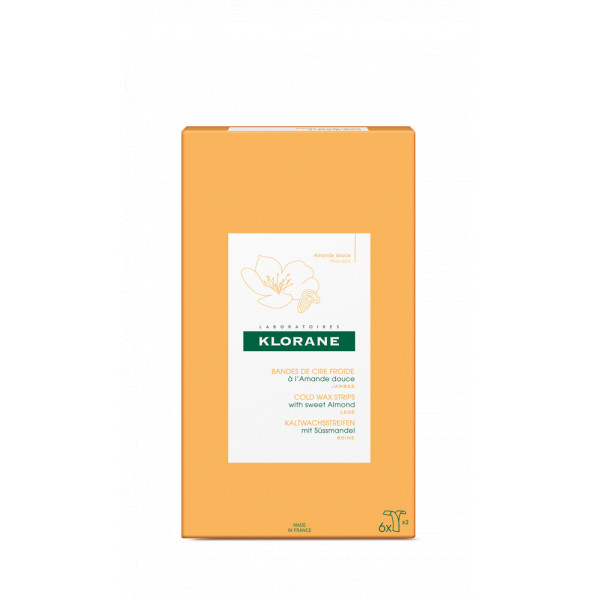 Klorane Banda Protectora Dermatológica Depilatoria Cera Fría Cuerpo x6