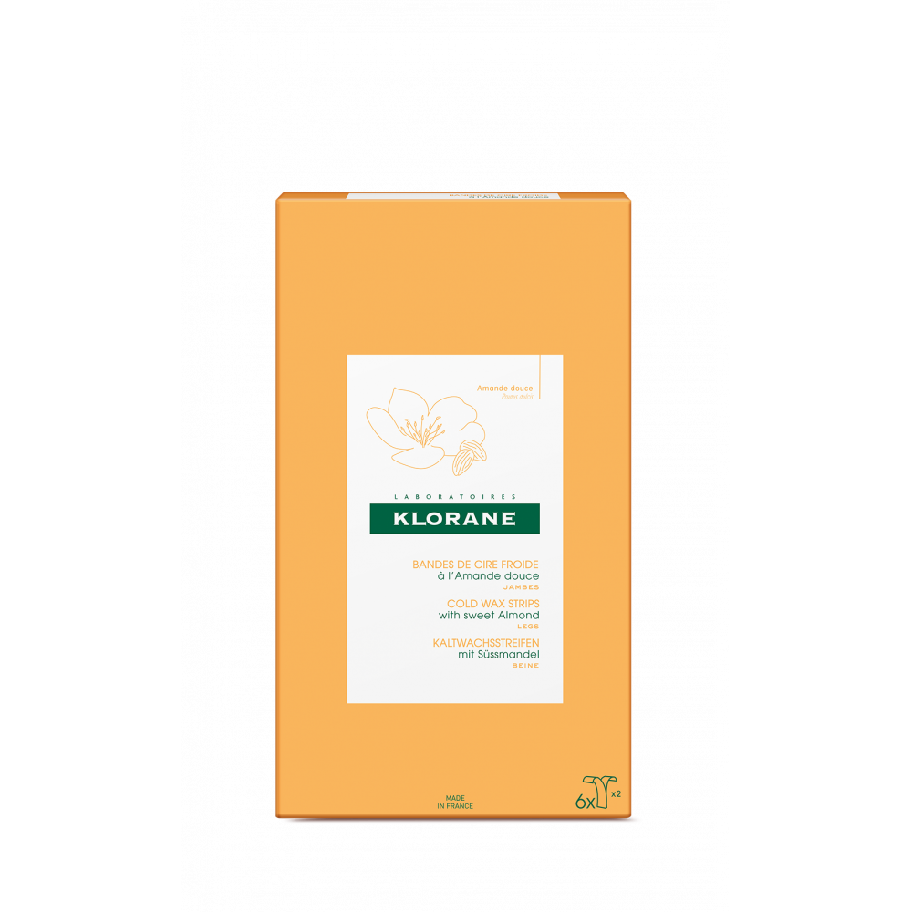 Klorane Banda Protectora Dermatológica Depilatoria Cera Fría Cuerpo x6