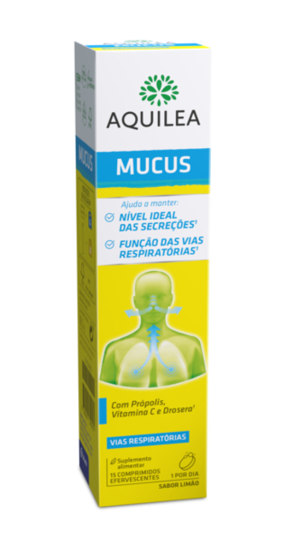 Aquilea Mucus_ Limão (x15 comprimidos efervescentes)