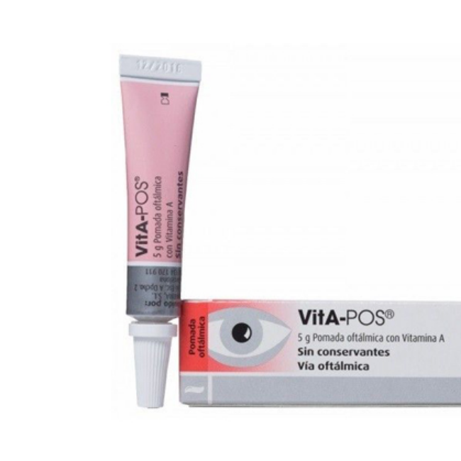 Pomada Oftálmica VitA-Pos com Vitamina A - 5g