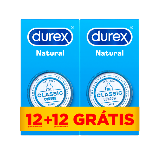 Durex Natural Plus (x12 preservativos) DUO
