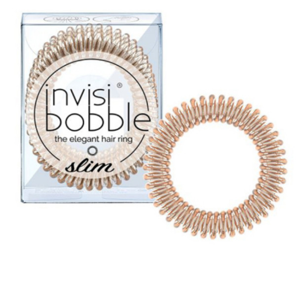 Invisibobble Elástico para el cabello Slim Bronce (x3 unidades)