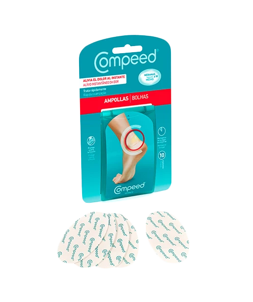 Compeed Pensos Bolhas Médias (x10 unidades) Formato Económico