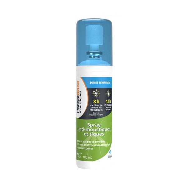 Parasidose Spray Repelente Mosquitos Carraças 100ml