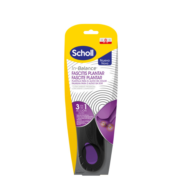 Scholl Palmilha Fascite Plantar 3 em 1  Média