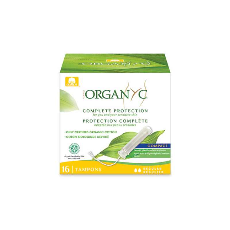 Organyc Tampão c/ Aplicador Regular (x16 unidades)