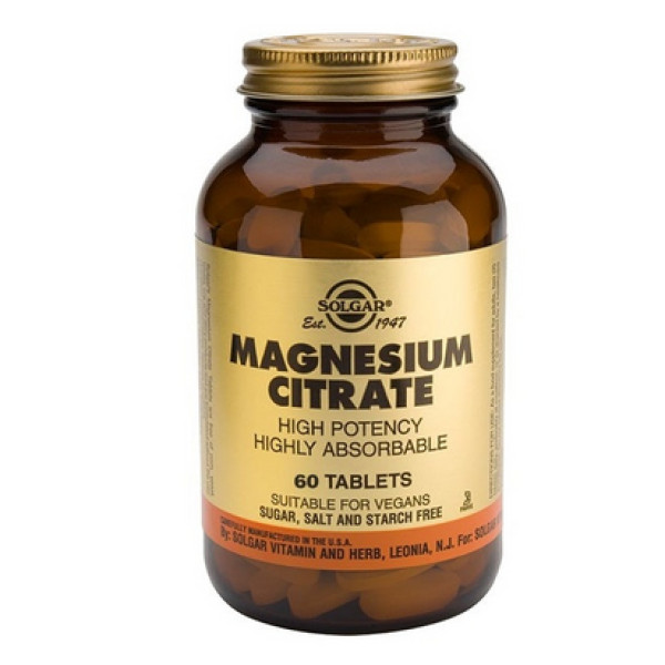 Magnésio citrato_Solgar (x 60 comprimidos)