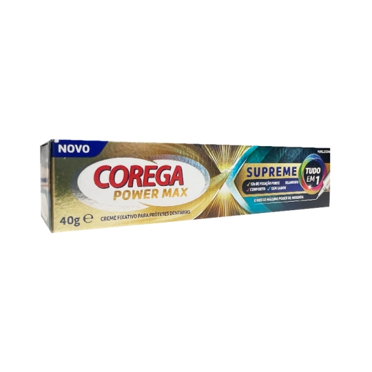 Corega Power Max Supreme Creme Fixador para Próteses 40g