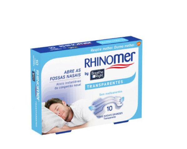 Breathe Right Penso Nasal Transparente Grande (X10 unidades)