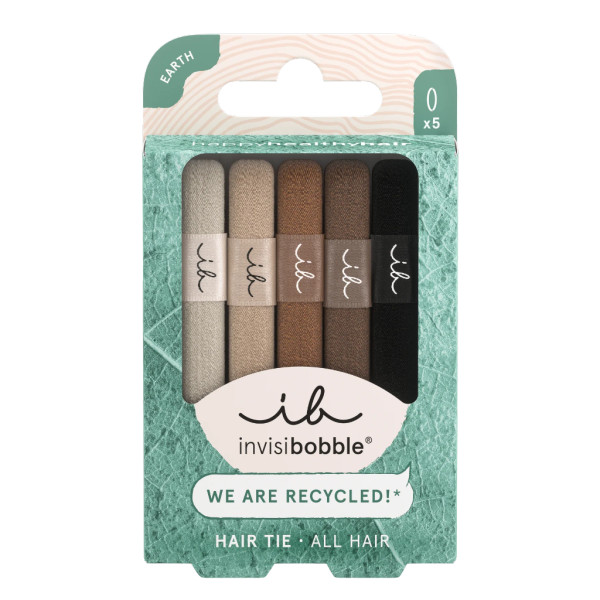 Invisibobble Ecotie Elástico Cabelo Mocha (x5 unidades)