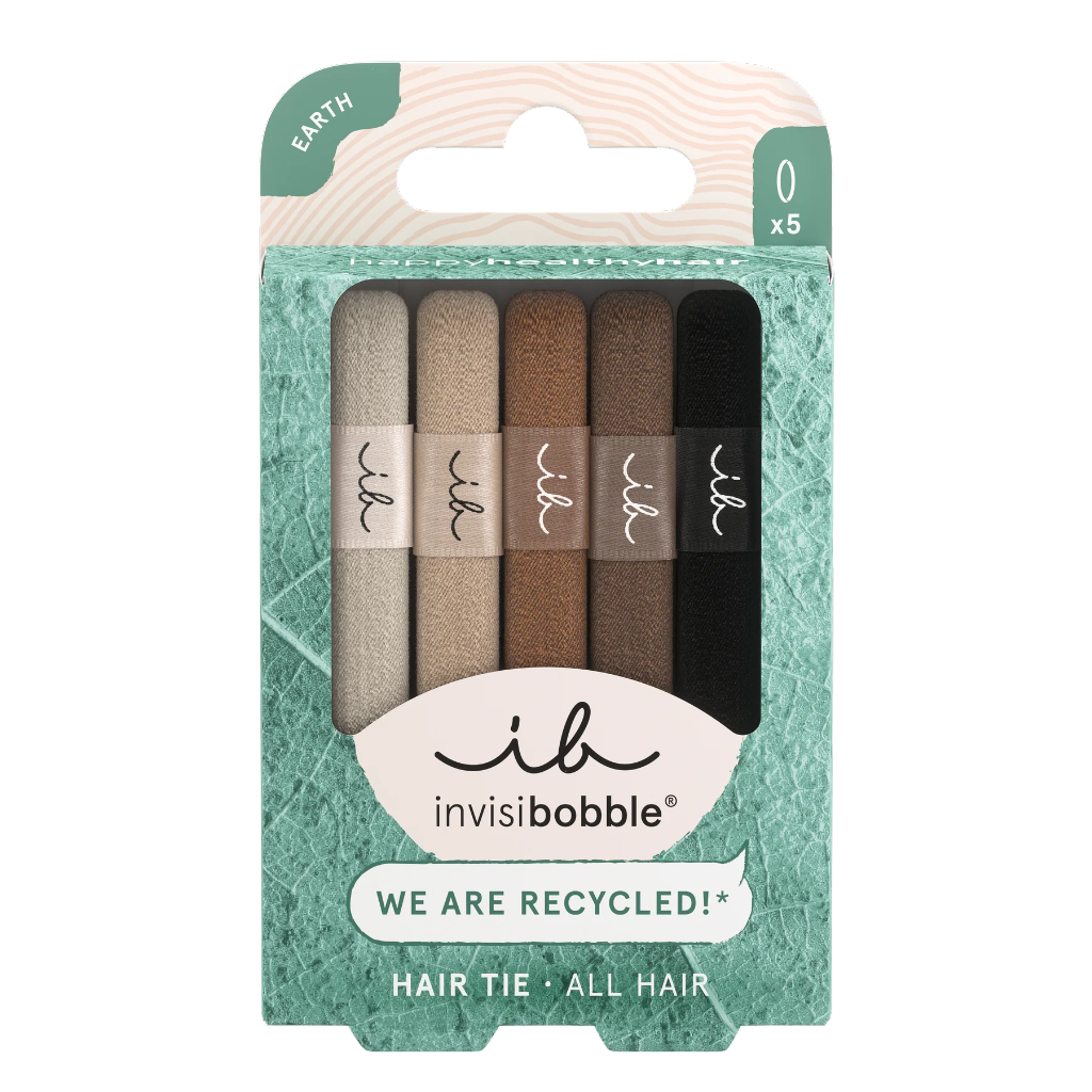 Invisibobble Ecotie Elástico Cabelo Mocha (x5 unidades)