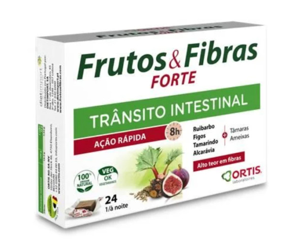 Frutos & Fibras Fuerte (24 Cubos Masticables)