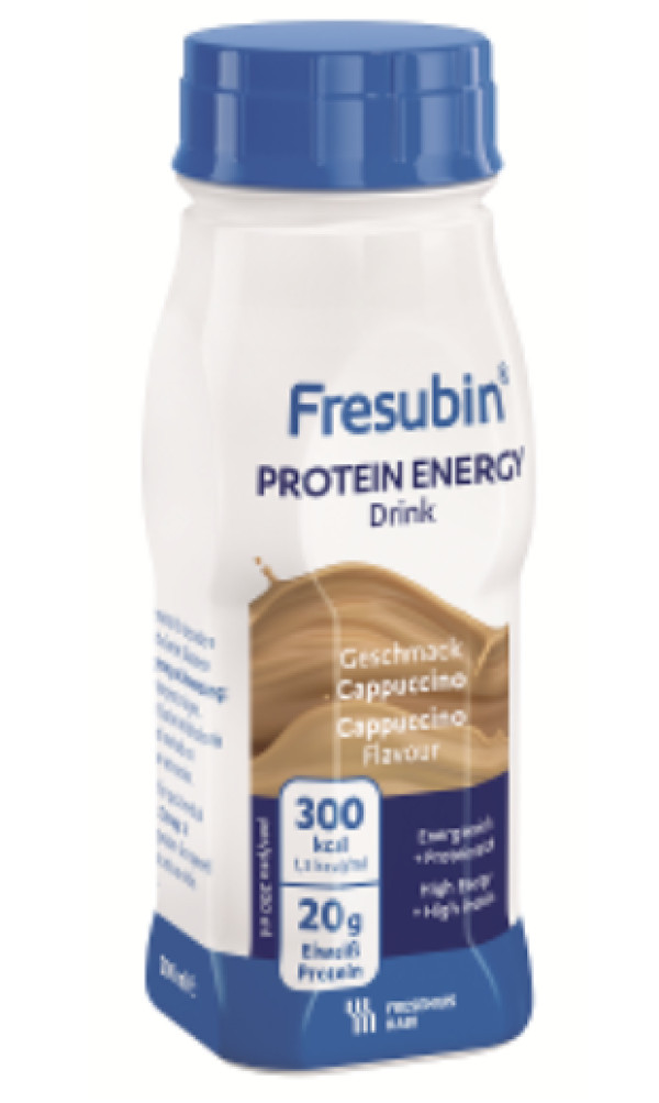 Fresubin Bebida de Proteínas y Energía Sabor Capuchino 4x200ml