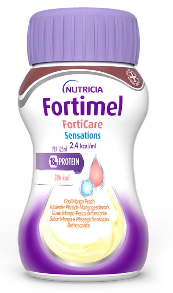 Fortimel Forticare Sensations Manga/Pêssego 4x125ml