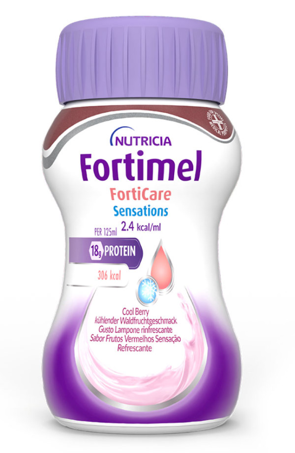 Fortimel Forticare Sensations Frutos Rojos 4x125ml