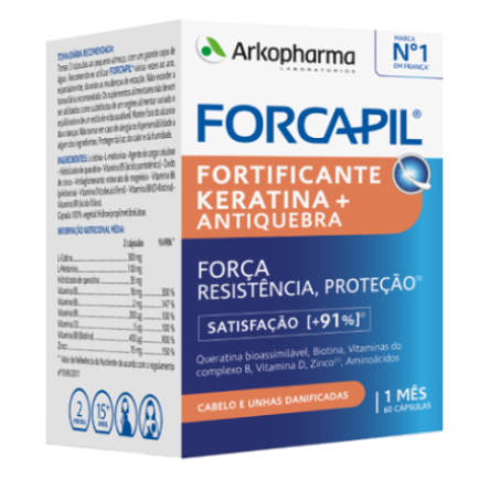 Arkopharma Forcapil Fortificante Keratina + (60 Cápsulas)