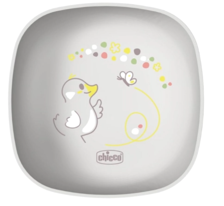 Chicco Tigela Com Tampa Cinzenta 6M+