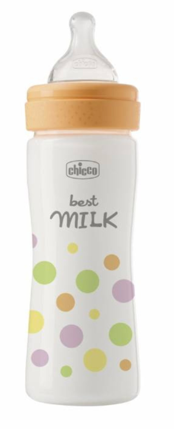 Chicco Biberão Perfect Easy Laranja 250ml 2M+