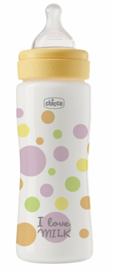 Chicco Biberão Perfect Easy Amarelo 330ml 4M+