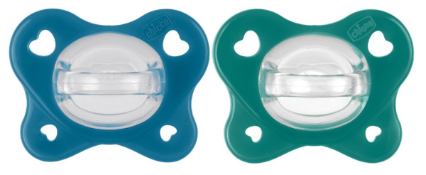Chicco Chupeta PhysioForma Dual Soft Azul/Verde 16-36M x2