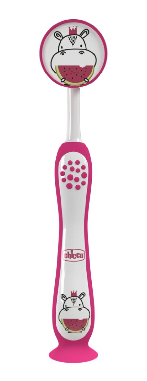 Chicco Cepillo de Dientes Leite Hippo 3-6A