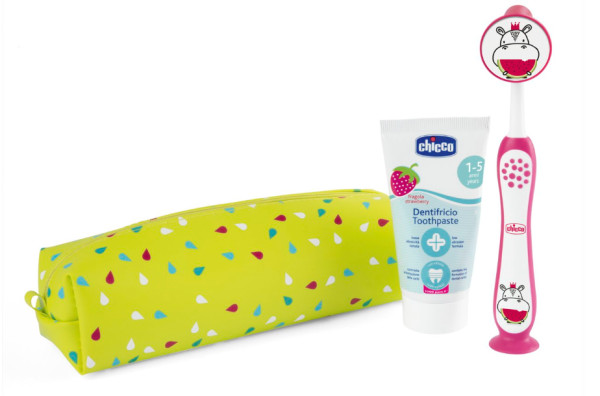 Chicco Set de Higiene Oral Hippo 36M+