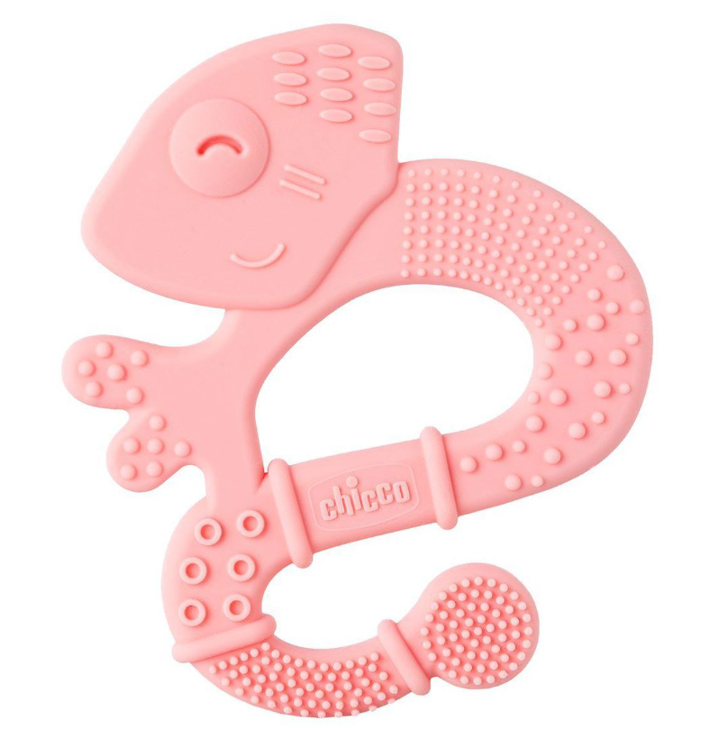 Chicco Anillo de Dentición Iguana Rosa 2M+