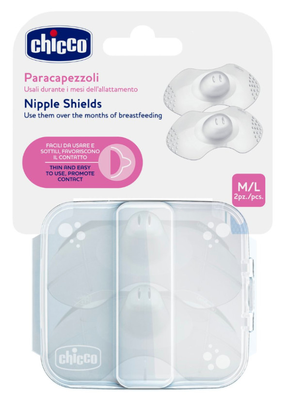 Chicco Protector de Pezones de Silicona M-L