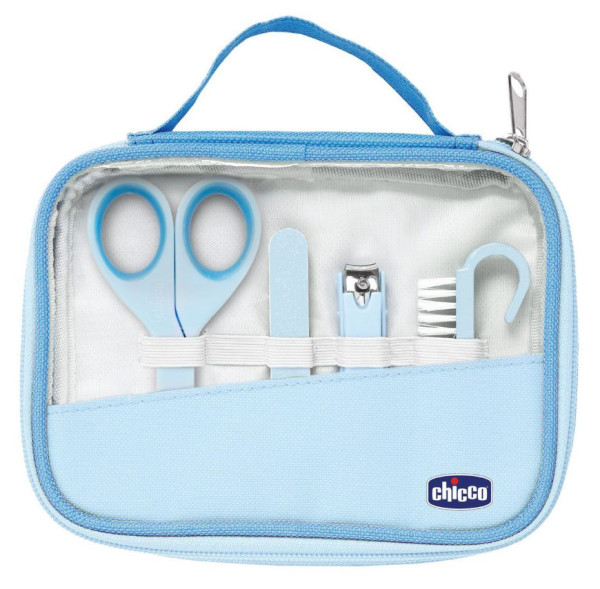 Chicco Set de Manicura Happy Hands Azul 0M+